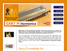 Tablet Screenshot of garymharmonica.co.uk